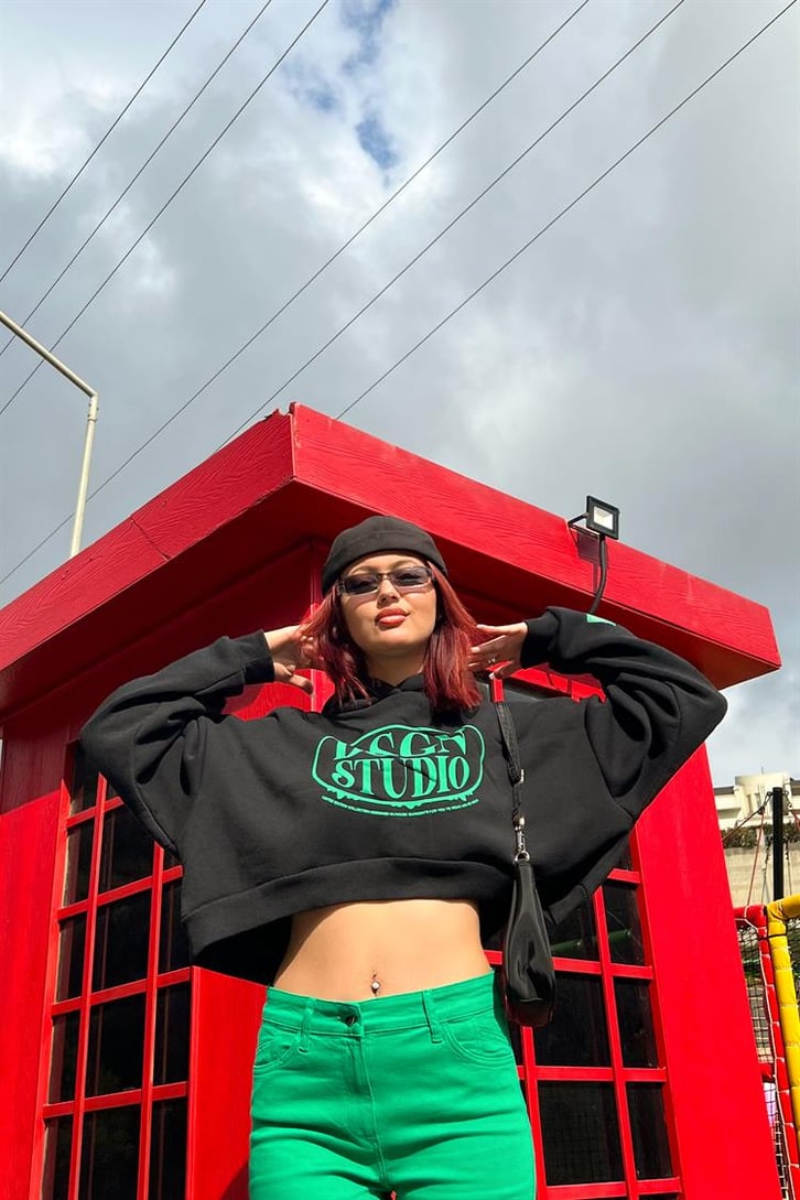 DSGN Studio Baskılı Oversize Sweatshirt
