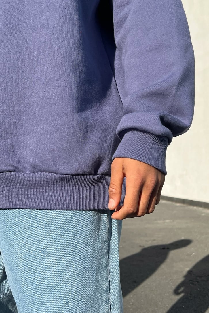 DSGN Studios Nakışlı Half-Zip Sweatshirt