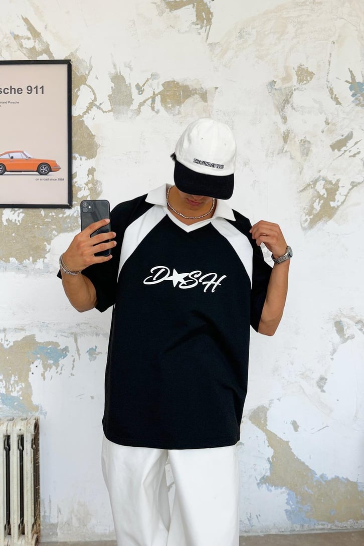 DSH 18 Polo Yaka Oversize Tişört