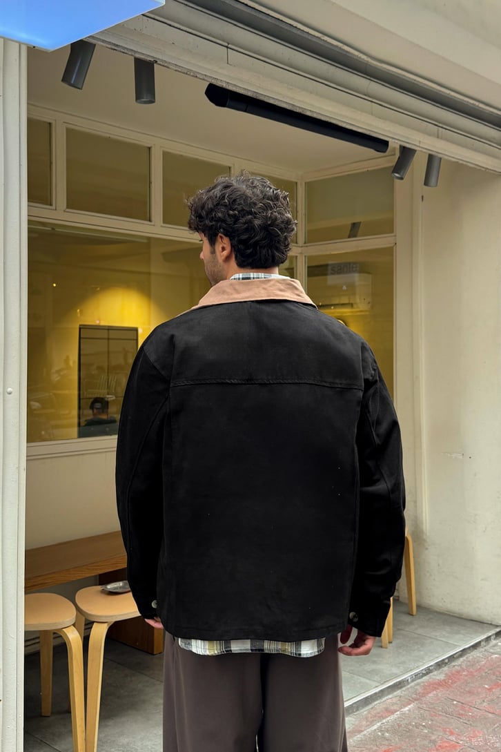 Düğmeli Oversize Ceket