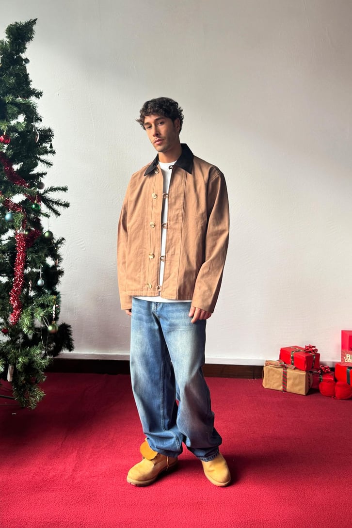 Düğmeli Oversize Ceket