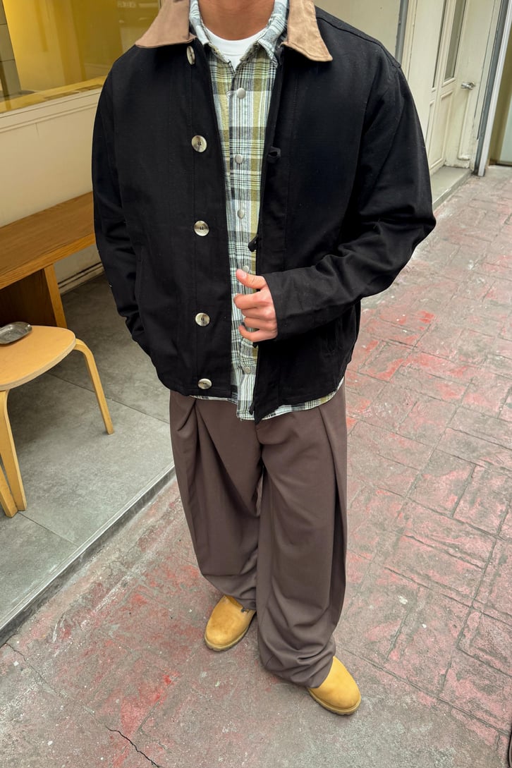 Düğmeli Oversize Ceket