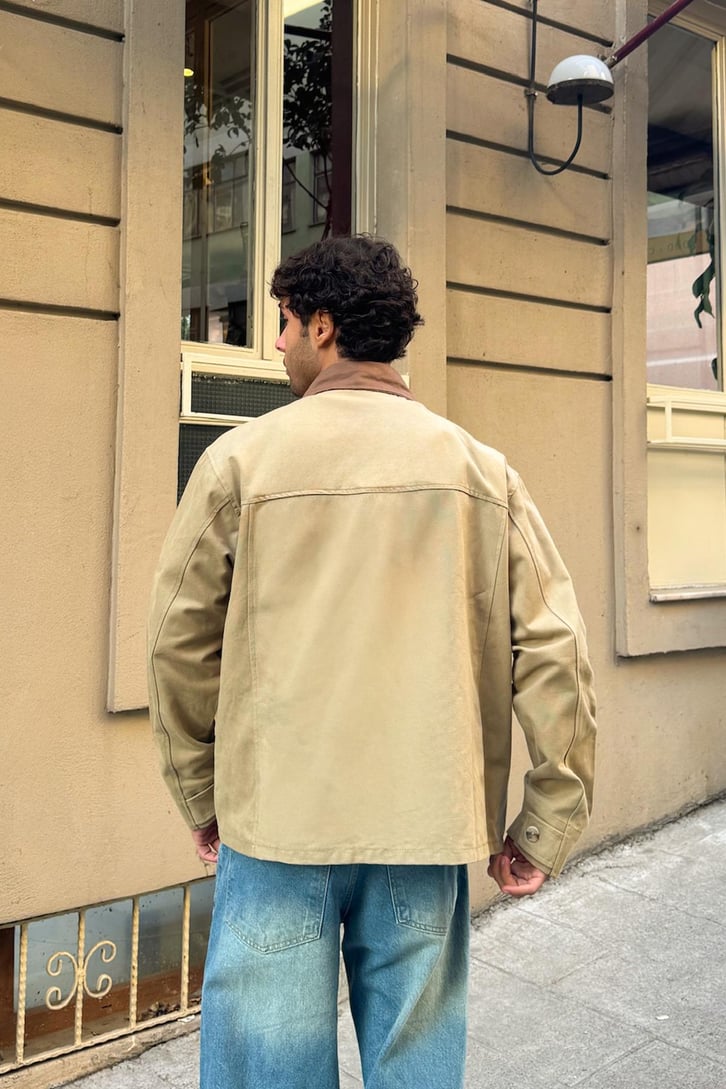 Düğmeli Oversize Ceket