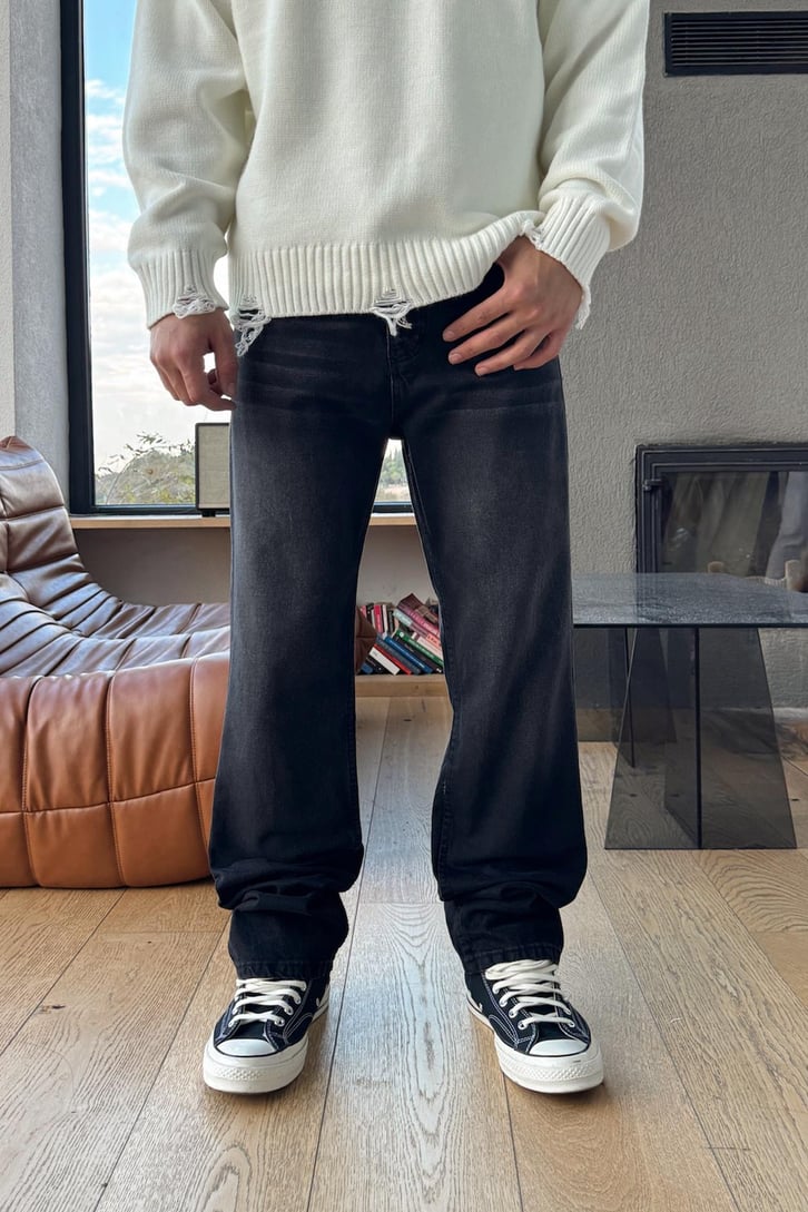 Düğmeli Regular Pantolon