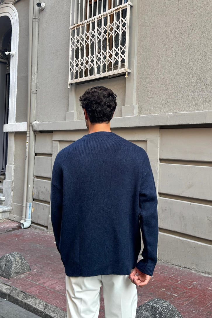 Düğmeli Triko Hırka