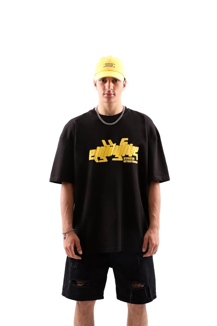 Eightyfive Baskılı Oversize Tshirt