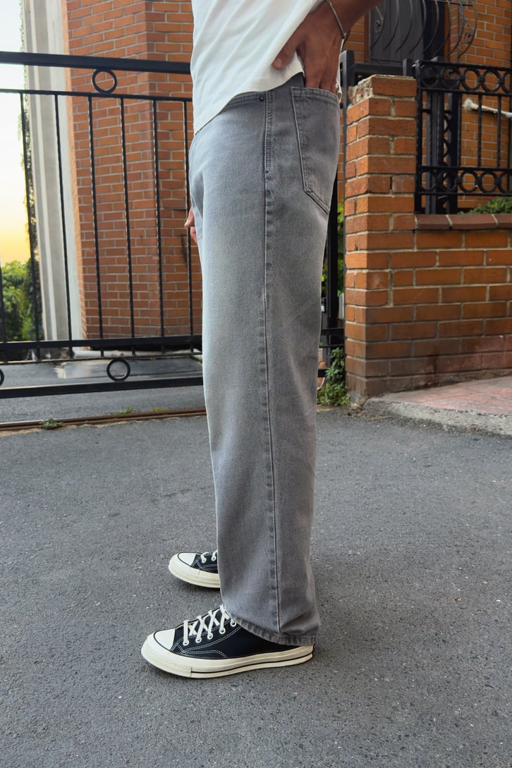 Eksitmeli Baggy Fit Jean
