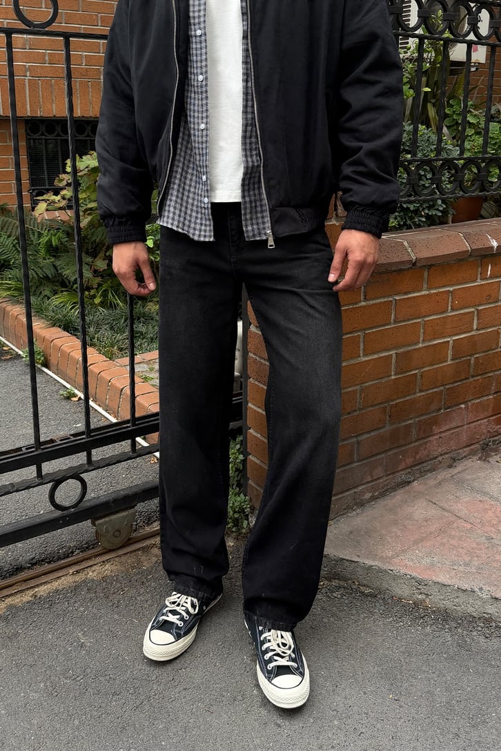 Eksitmeli Baggy Fit Jean