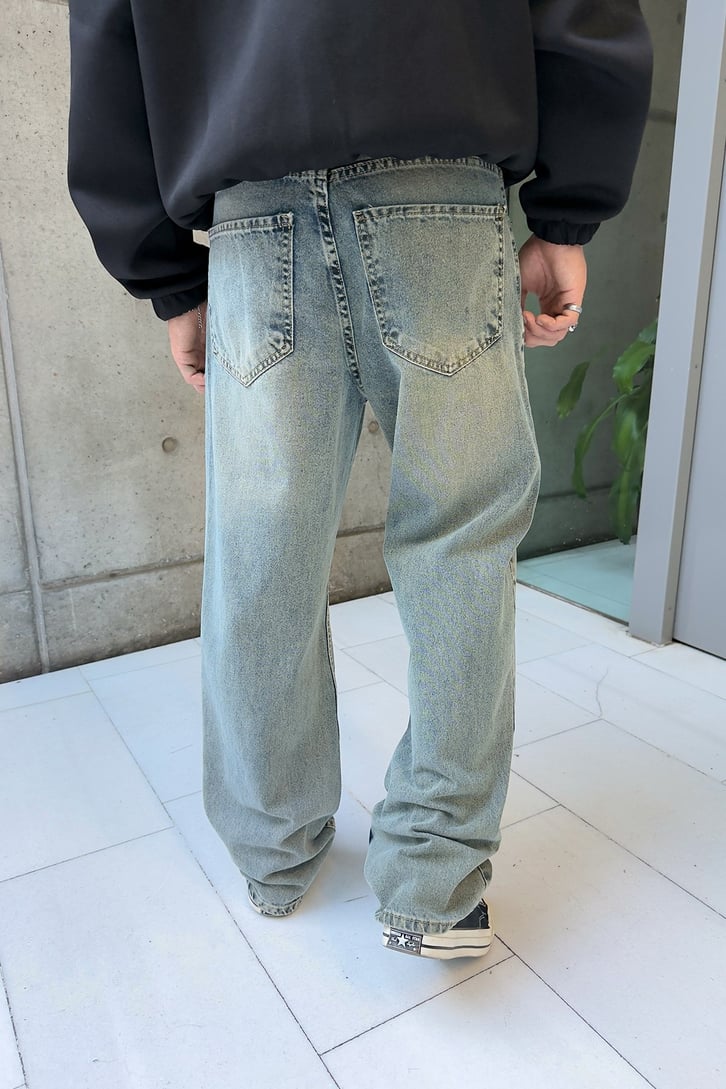 Eksitmeli Baggy Fit Jean
