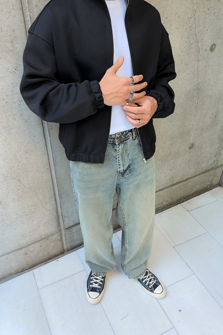 Eksitmeli Baggy Fit Jean
