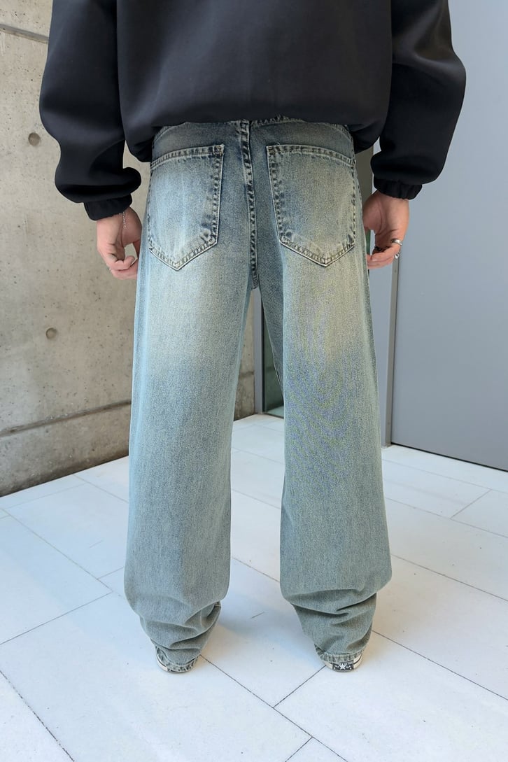 Eksitmeli Baggy Fit Jean