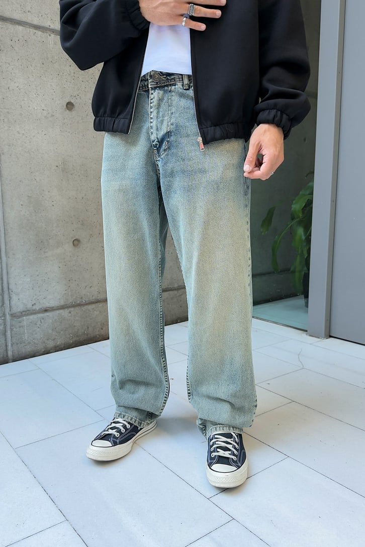 Eksitmeli Baggy Fit Jean