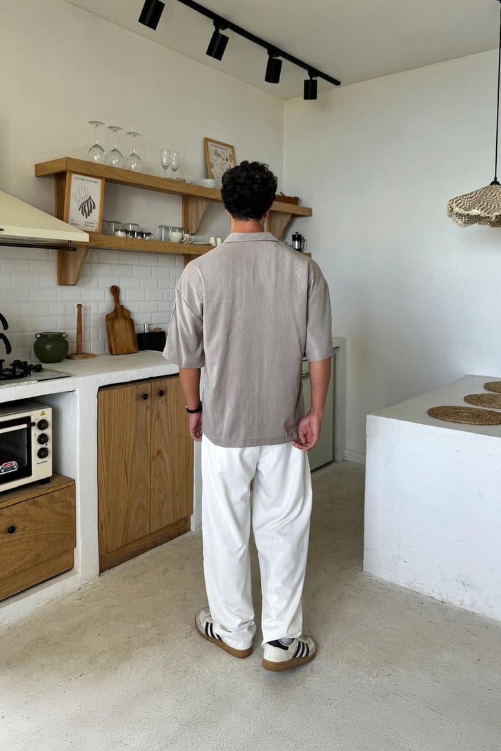 Ekstra Rahat Kısa Kol Gömlek