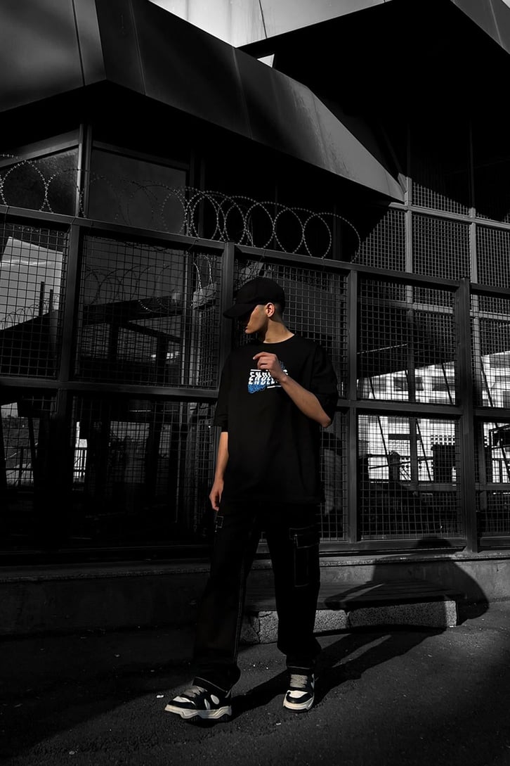 Endless Sırt Baskılı Oversize Tshirt