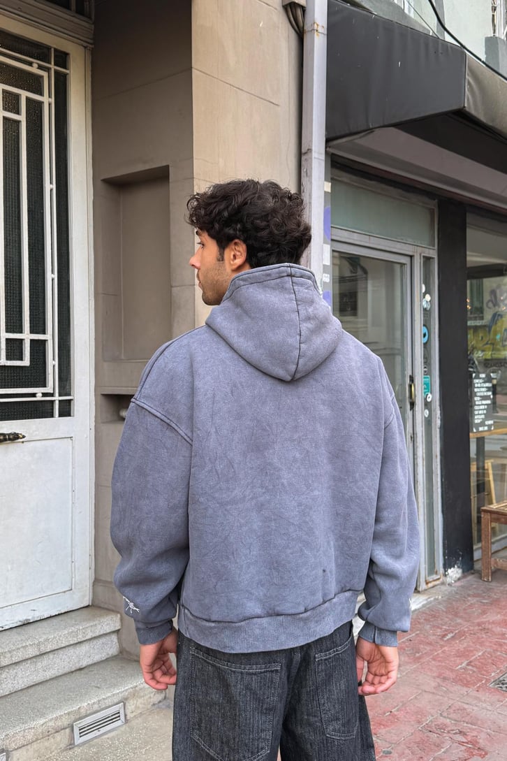 Endy Dad Nakışlı Hoodie