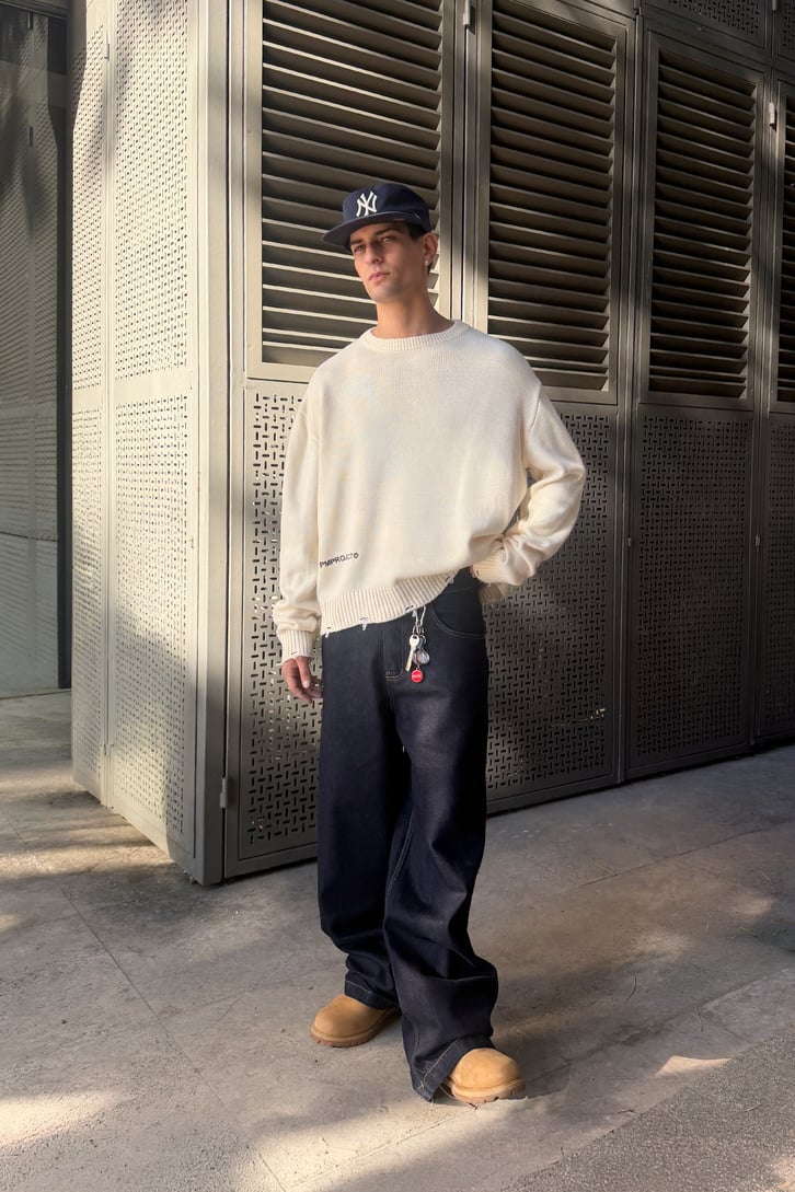 Erosion Ecru Knit