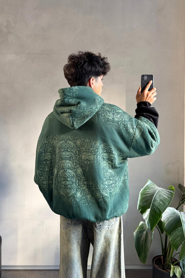 Essence Of Life Baskılı Hoodie