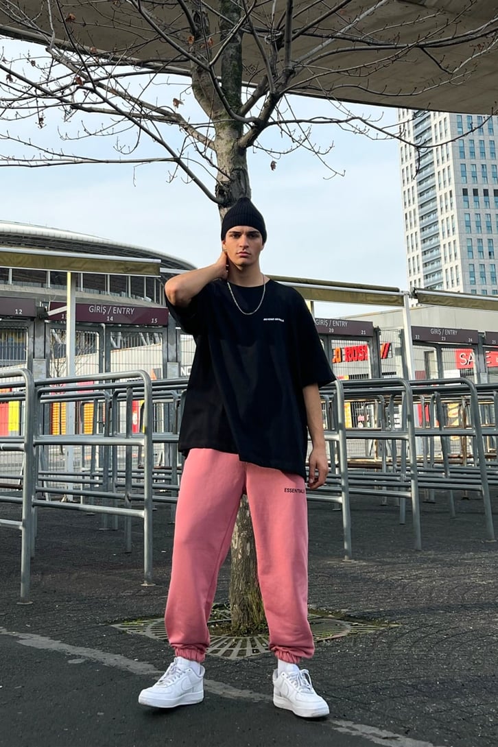 Essentials Baskılı Jogger Eşofman Altı