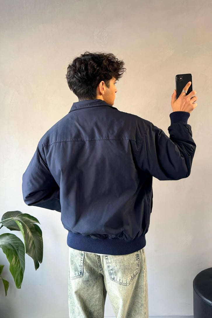 Etek Ribanalı Mevsimlik Bomber Mont