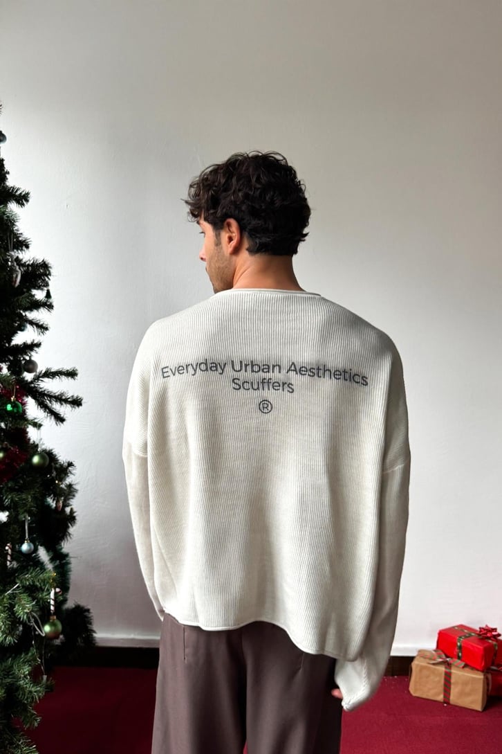 Everyday Baskılı Crop Sweatshirt