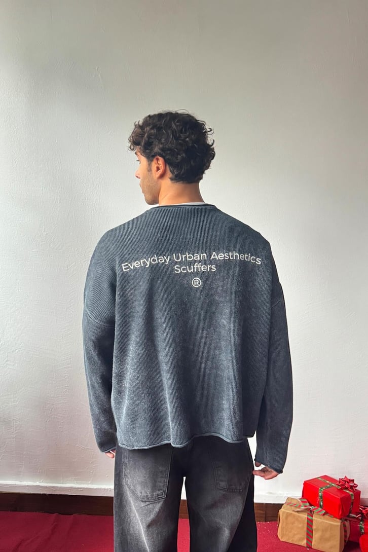 Everyday Baskılı Crop Sweatshirt