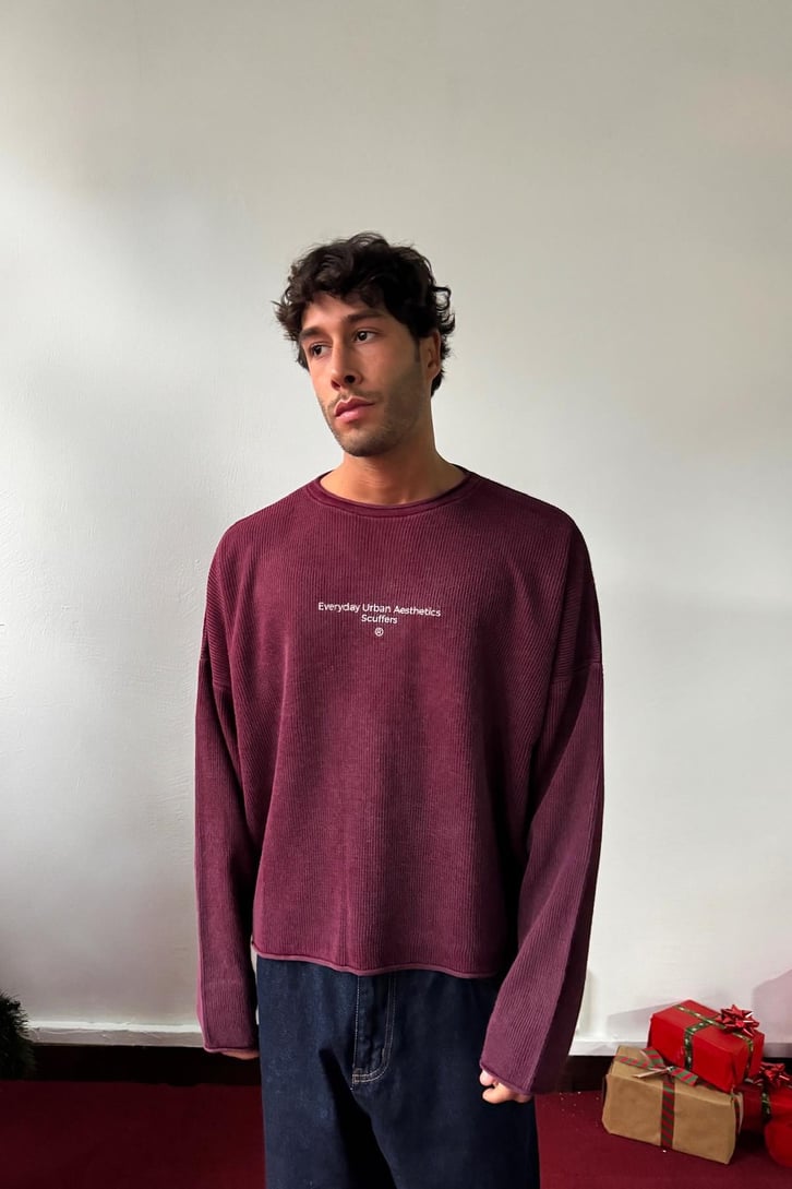 Everyday Baskılı Crop Sweatshirt
