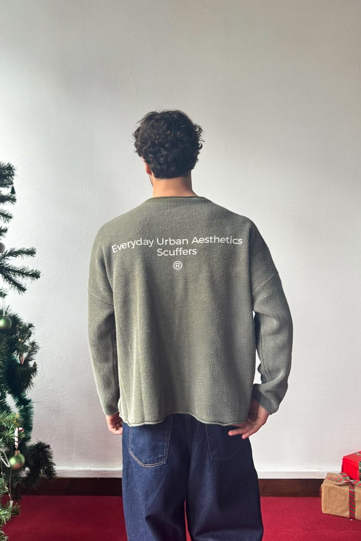 Everyday Baskılı Crop Sweatshirt