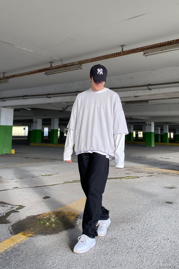 Eyes and Mind Open Super Oversize Premium Sweatshirt