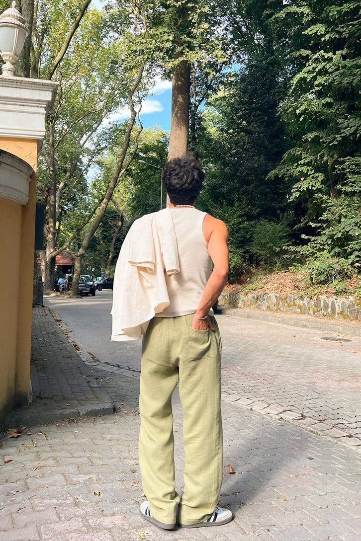 Finest Basic Müslin Pantolon