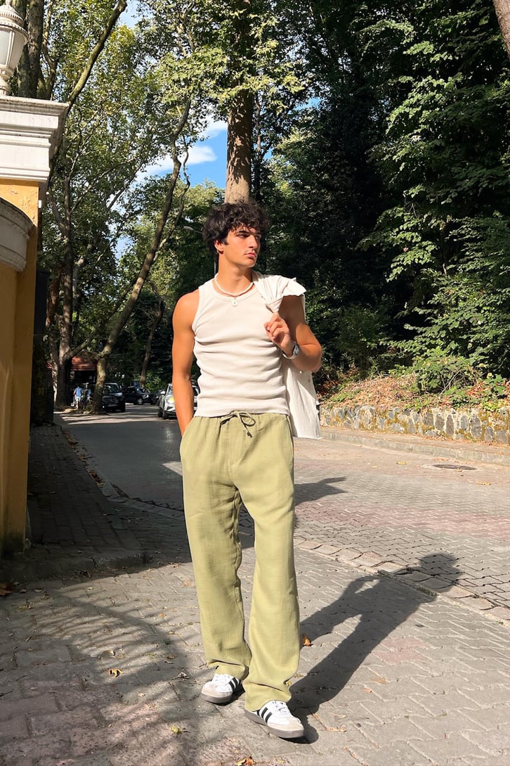 Finest Basic Müslin Pantolon