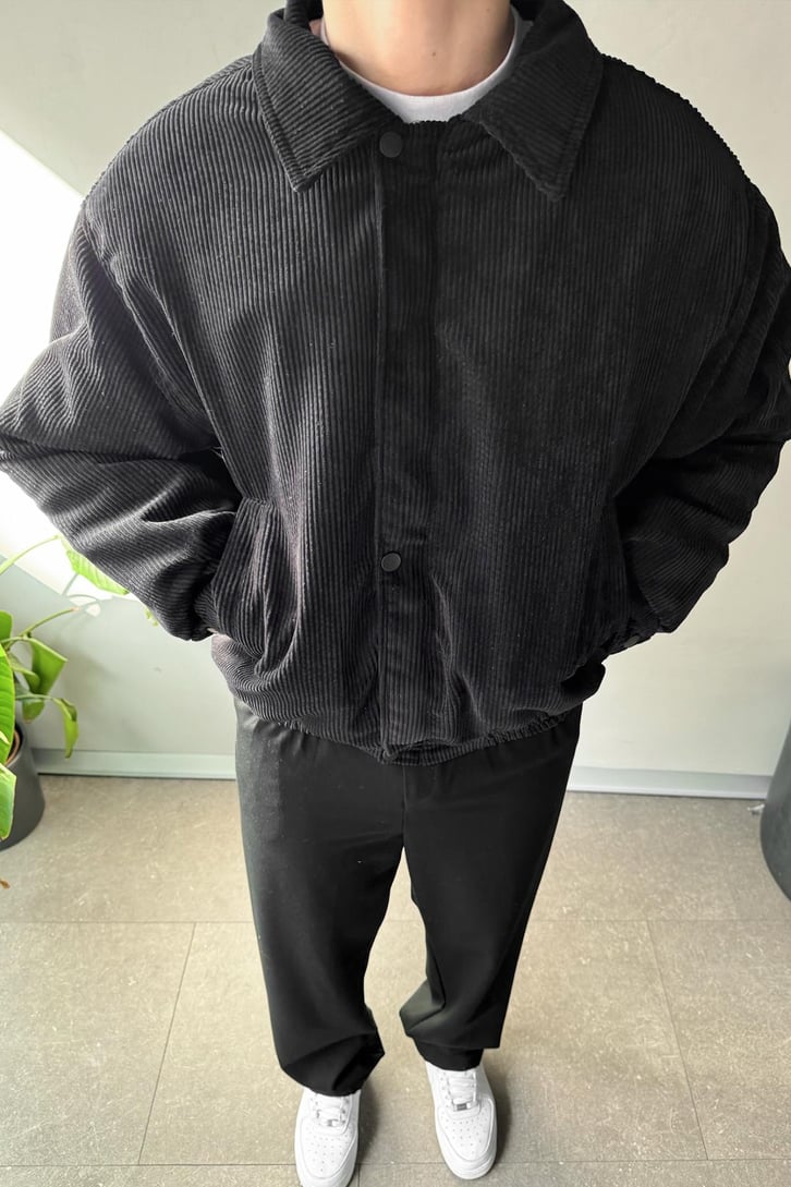 Fitilli Kadife Bomber Mont
