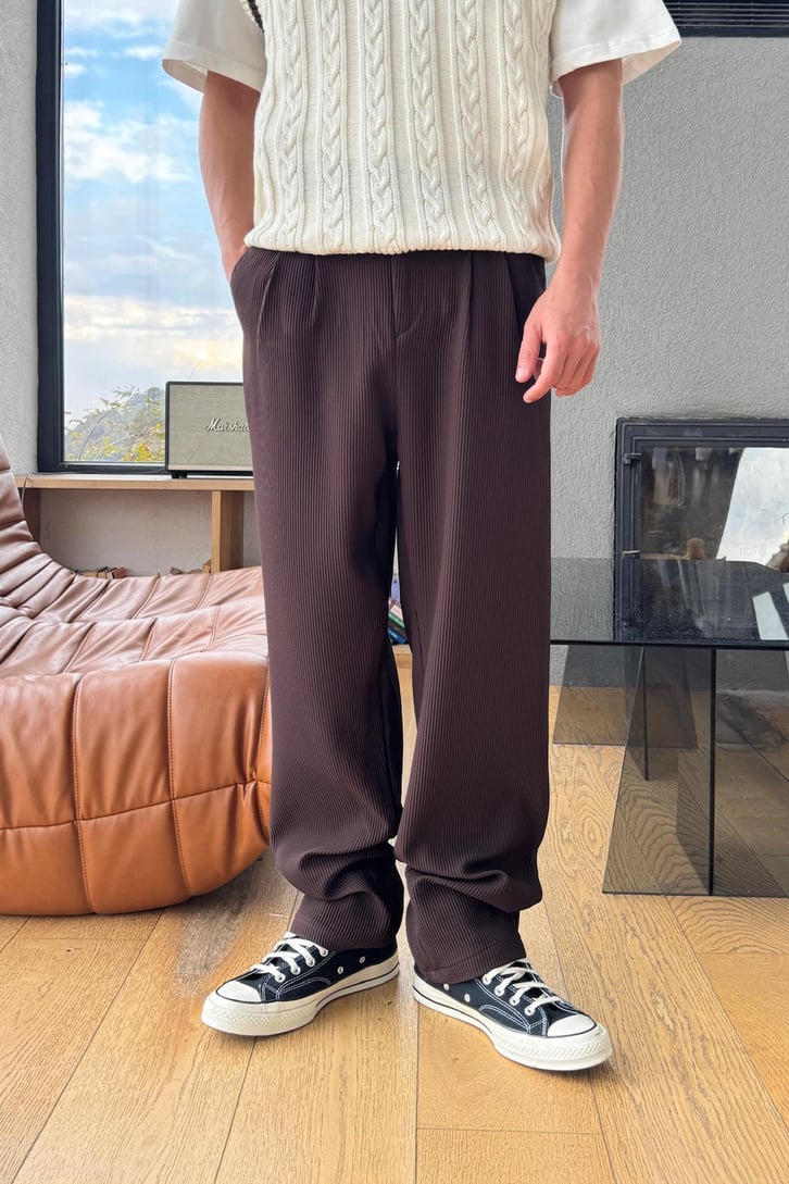 Fitilli Kumaş Pantolon