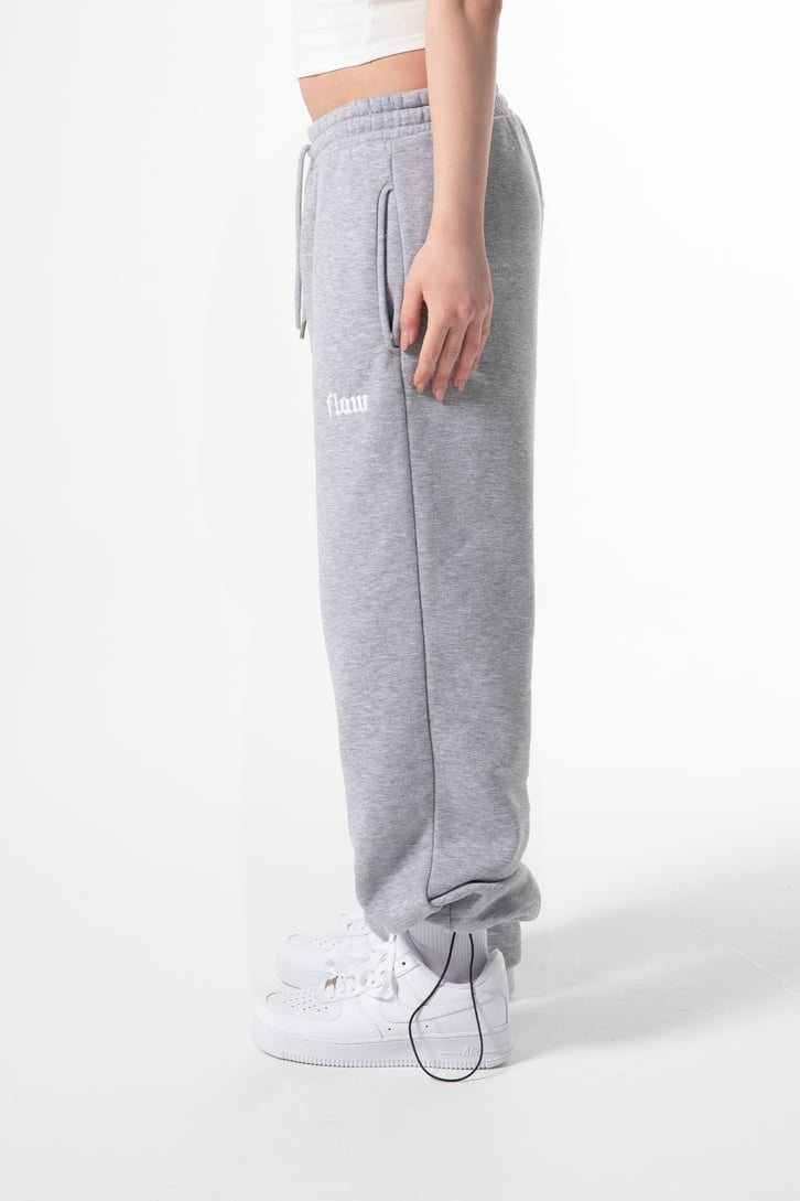 Flaw Atelier Baggy Eşofman Altı Gri Melanj