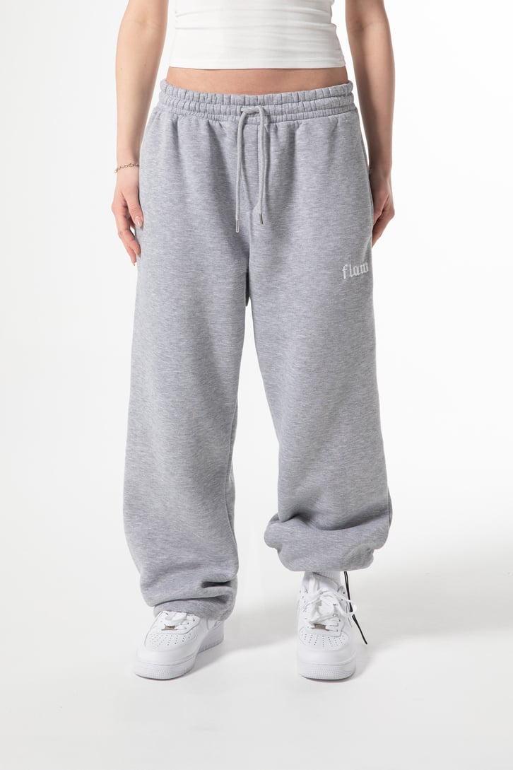 Flaw Atelier Baggy Eşofman Altı Gri Melanj