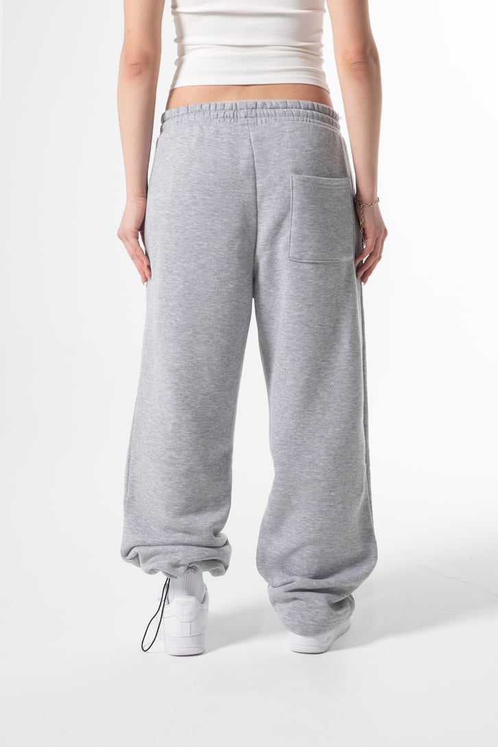 Flaw Atelier Baggy Eşofman Altı Gri Melanj