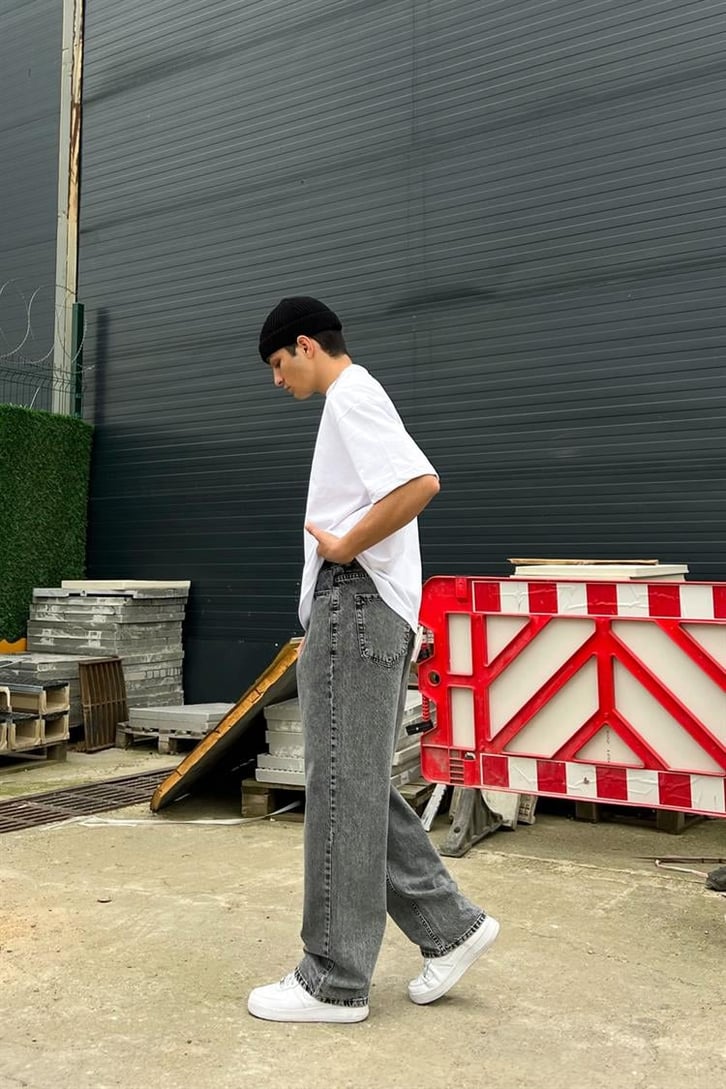 Flaw Atelier Basic Acid Wash Baggy Jean