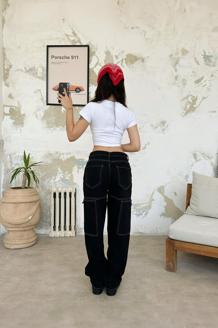 Flaw Atelier Basic Beyaz Crop