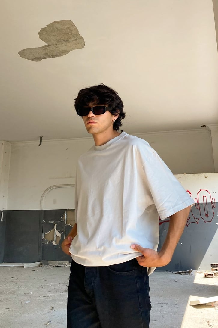 Flaw Atelier Basic Oversize Tişört