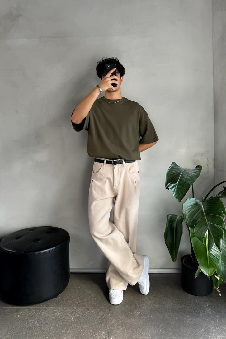 Flaw Atelier Basic Oversize Tişört