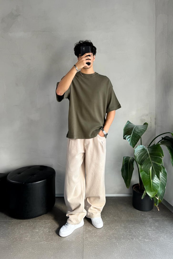 Flaw Atelier Basic Oversize Tişört