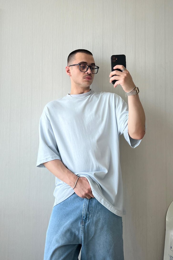 Flaw Atelier Basic Oversize Tişört