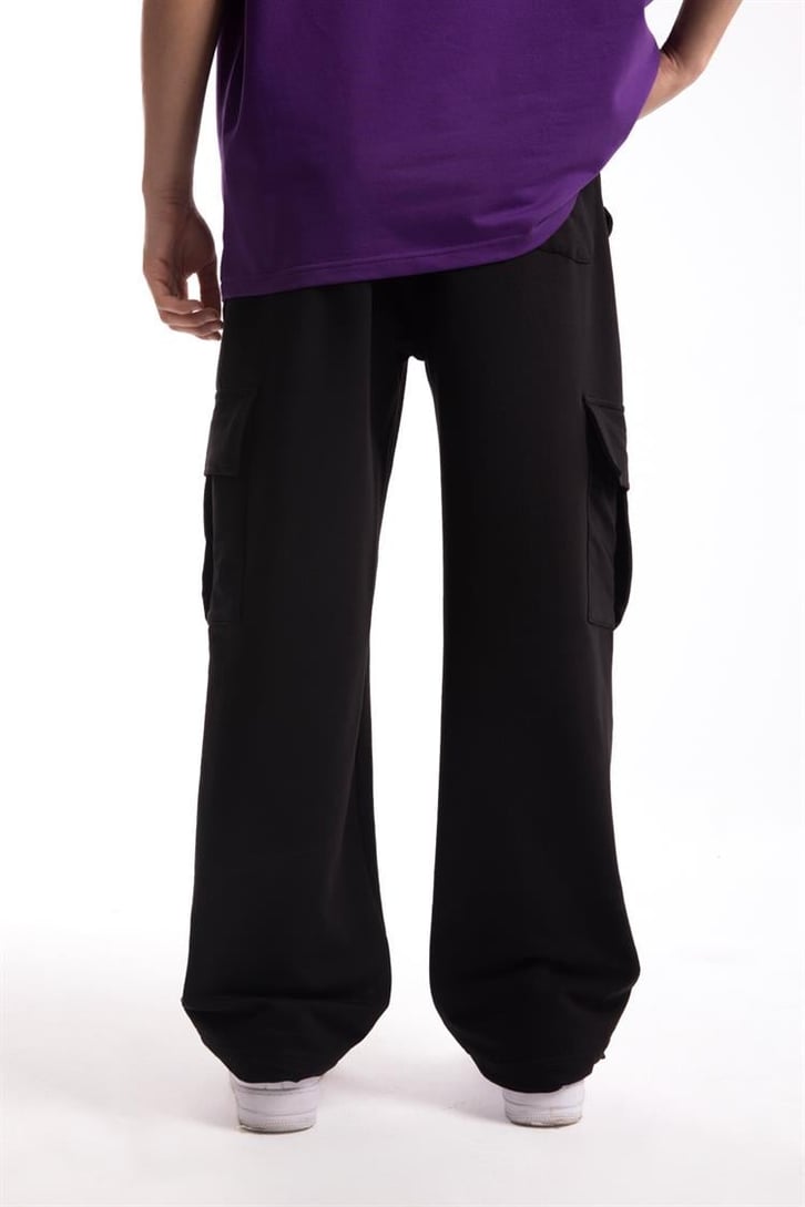 Flaw Atelier Basic Premium Mor-Siyah Eşofman Takımı