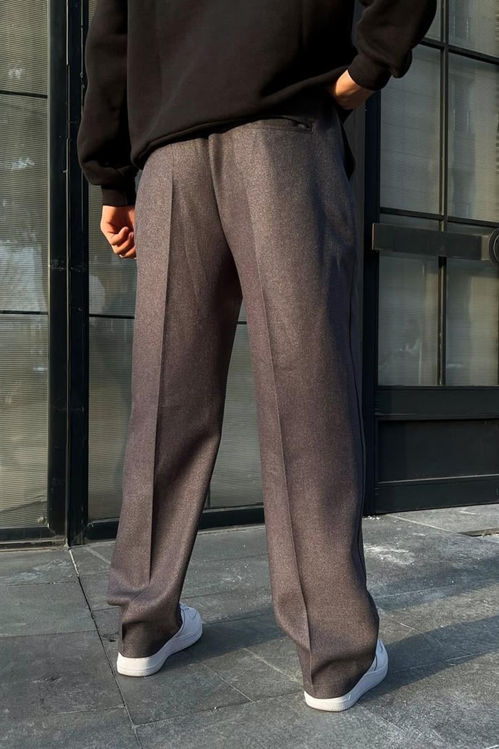 Flaw Atelier Bel Lastikli Füme Kumaş Pantolon
