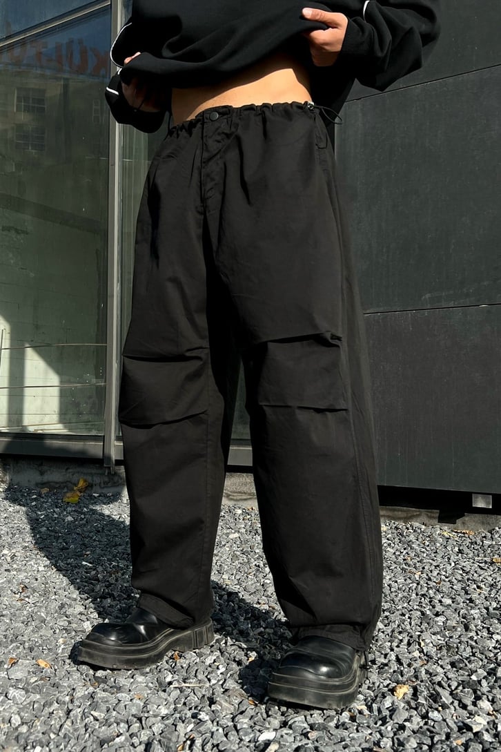 Flaw Atelier Bel Lastikli Paraşüt Kumaş Pantolon