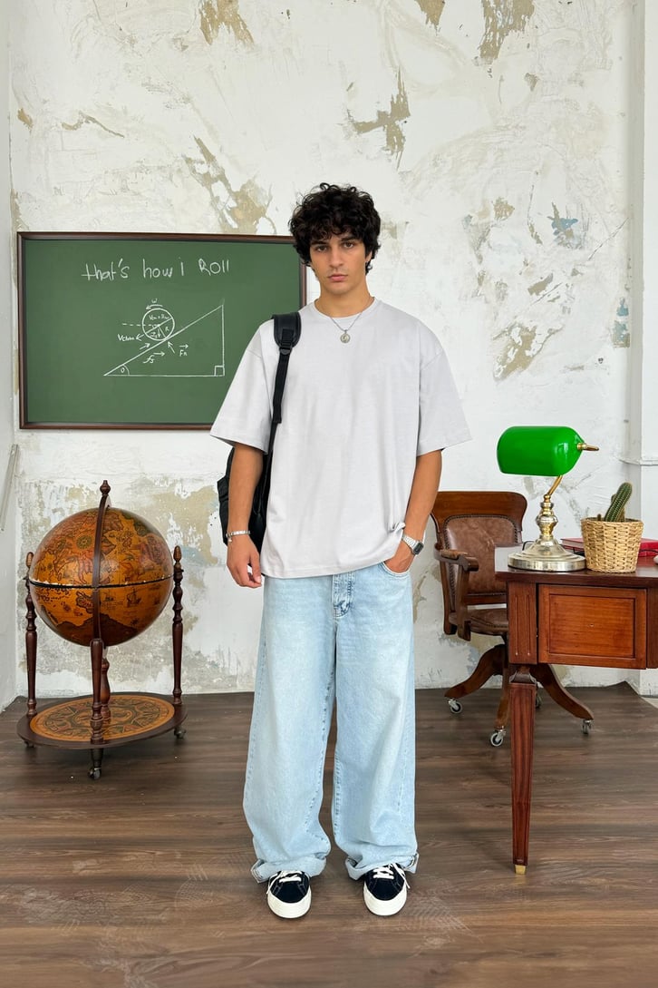 Flaw Atelier Bisiklet Yaka Basic Tişört