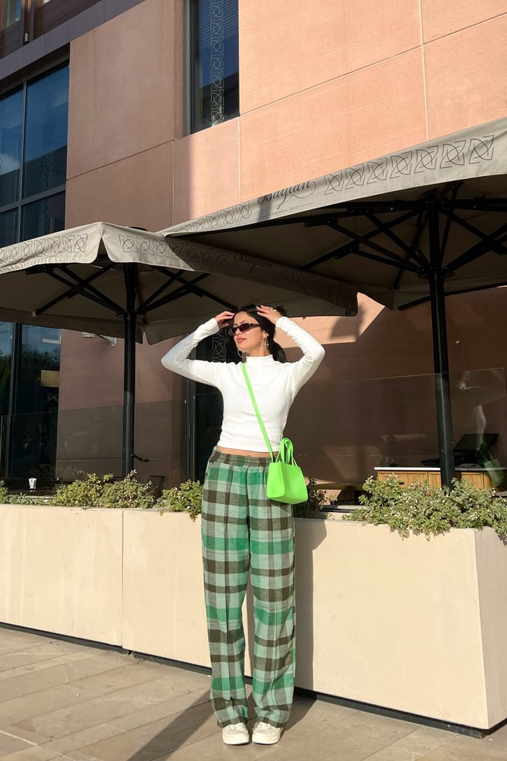 Flaw Atelier Ekose Kalın Kumaş Pijama Eşofman