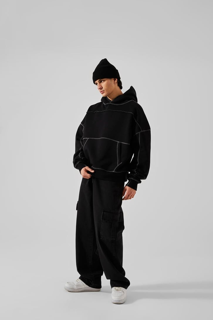 Flaw Atelier Kargo Cepli Dark Space Baggy Jean