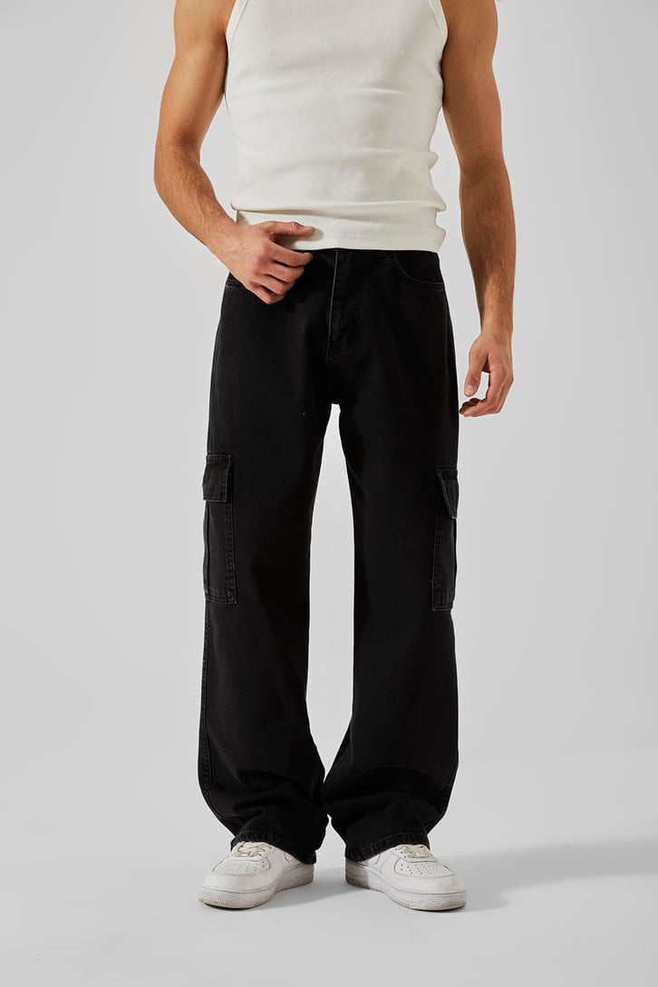 Flaw Atelier Kargo Cepli Dark Space Baggy Jean