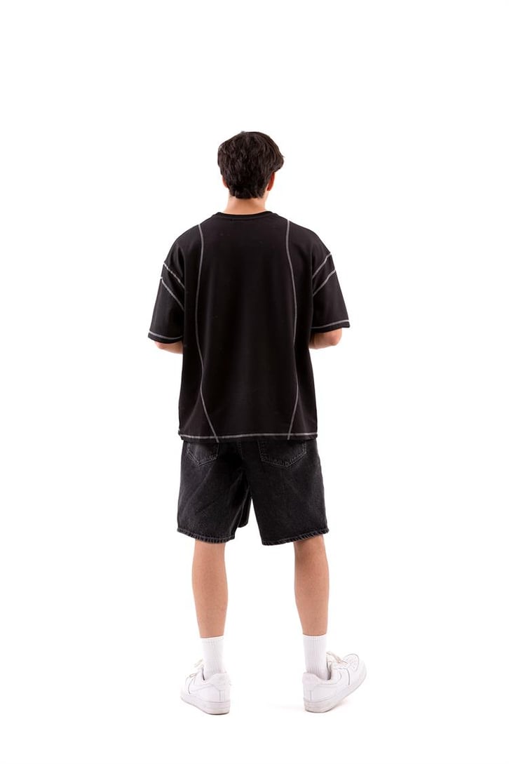 Flaw Atelier Karyoka Dikişli Oversize Tshirt