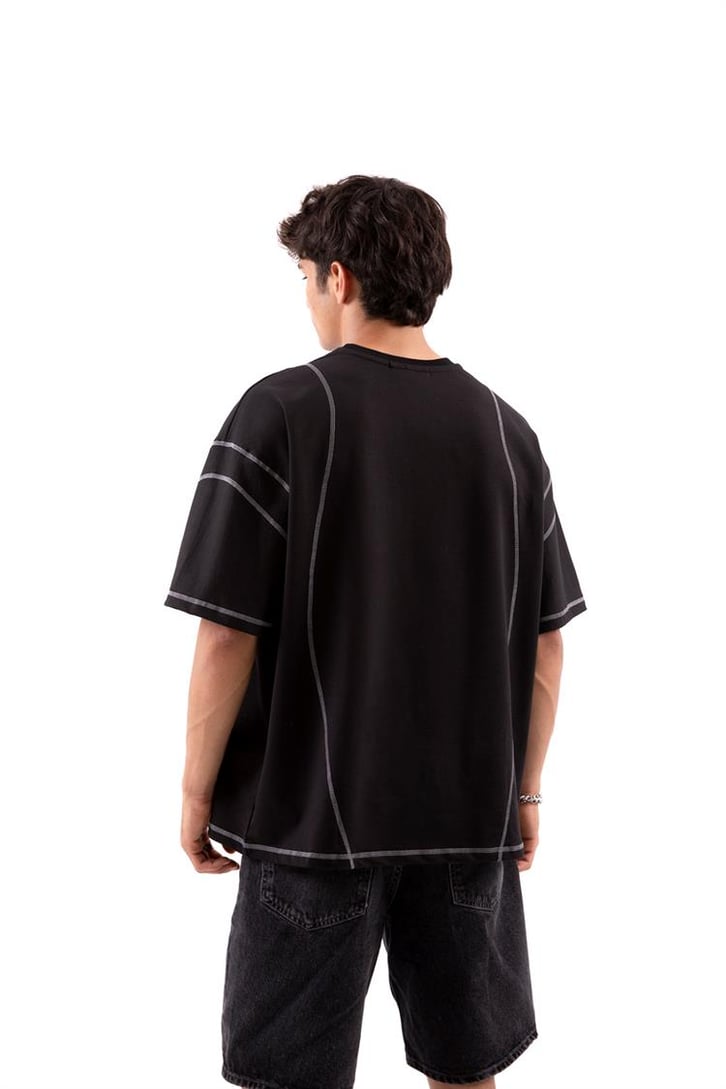 Flaw Atelier Karyoka Dikişli Oversize Tshirt